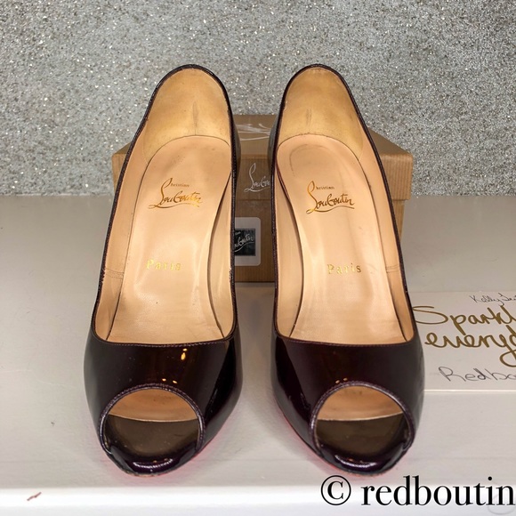 Christian Louboutin peep toe pumps - Picture 3 of 7